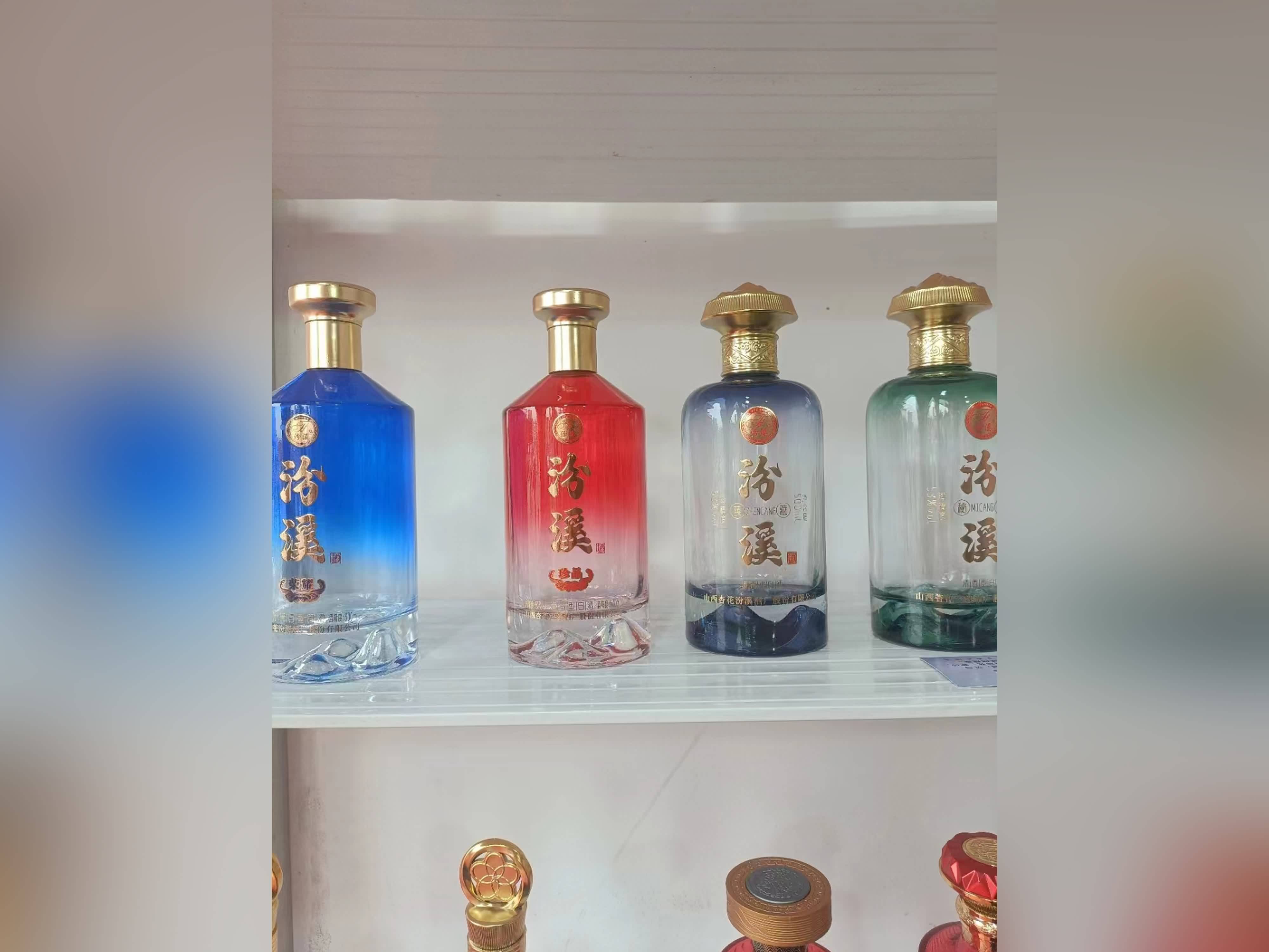 新款酒瓶-076 山东晶制玻璃制品的匠心之作，重新定义美酒盛放美学